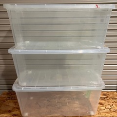 アイリスオーヤマ 衣装ケース3個の画像