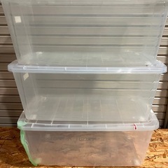 アイリスオーヤマ 衣装ケース3個の画像