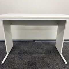 【使用感あり】オフィスコム定番商品 ワークデスク 事務机(配線スリット スチールフレーム)の画像