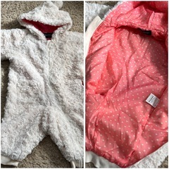 【サイズ80】カバーオール　女の子4枚　秋冬の画像