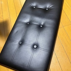 スツール収納 折りたたみ 二人掛け オットマン収納 ストレージチェア フットレスト 踏み台の画像