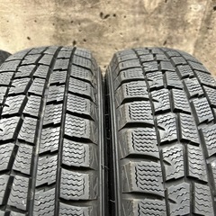 スタッドレスタイヤ DUNLOP WINTER MAXX WM01 145/80R13＆アルミホイール ４本セットの画像