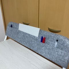 ニトリ 折りたたみテーブル ポケット付の画像