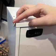 【難あり】ダイアルKey付きホワイトカラーの画像