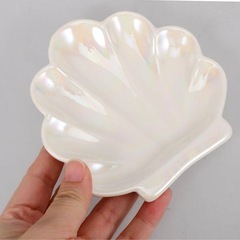 貝殻型セラミックアクセサリーケース 10.6cm (2枚)の画像