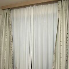 カーテン大（レースカーテン付き）の画像