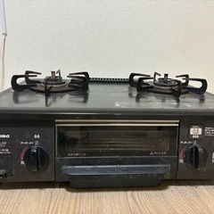 二口ガスコンロ　paloma パロマ製　都市ガス用の画像