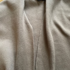 ユニクロ UNIQLO レディース ロングコート ニット ベルト付きの画像