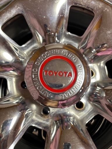 トヨタ純正メッキホイール15インチ