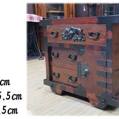 K27　美品　車箪笥の画像