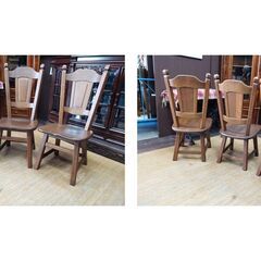 K27　美品　オランダ製 ダッチ　カントリー ダイニング７点セットの画像