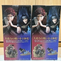 NARUTO 我愛羅&うちはサスケフィギュアセットの画像