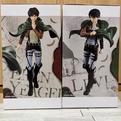 進撃の巨人 エレン・イェーガー&リヴァイフィギュアセットの画像