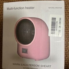 電気暖房 暖房器具 あったか 寝室 卓上 足元 キッチン トイレ 安全 小型 ミニ コンパクト 熱風 自然風の画像