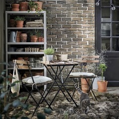 IKEA 未使用 屋内外可 折りたたみチェアの画像