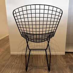 ハリー・ベルトイア　ワイヤーチェア リプロダクト 2脚セット ブラックの画像