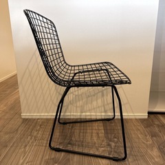 ハリー・ベルトイア　ワイヤーチェア リプロダクト 2脚セット ブラックの画像