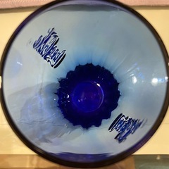 コカコーラ 未発売 限定品 未使用 ブルーガラス グラスの画像