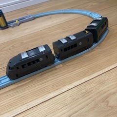 商談中☆無料　ダイソー　プチ電車　つなげて遊ぶ電車のおもちゃセットの画像