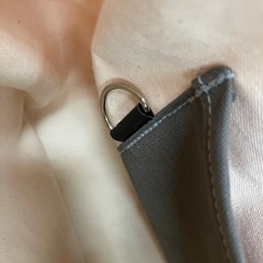 【ハンドメイド】帆布トートバッグ ピンクペットボトルホルダー付 1128新品未使用の画像