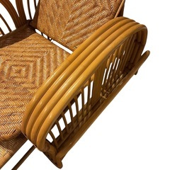 KOIZUMI 籐ラタン リクライニングチェア コイズミの画像