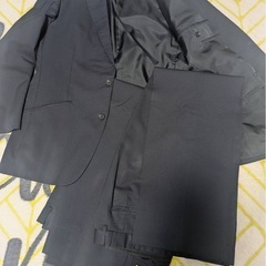 【メンズ】 ネイビー　スーツ　上下セット　パンツ2着　オーダーメイド　ダンカンの画像