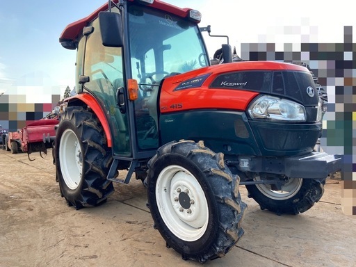 クボタ KL415H パワステ アワメータ806h 逆転 倍速 水平 旋回 バックアップ キャビン トラクター 美品 中古 引き取り限定