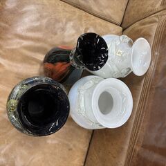 ガラス花瓶 4個セット カメイガラスなど◆取りに来て頂ける方♪の画像
