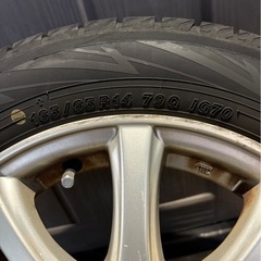 スタッドレスタイヤホイール付き4本セットの画像