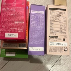 韓国系ダイエット、美肌、むくみ、血糖値ケアサプリ大量の画像