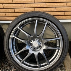  WORKエモーション　キワミ18インチタイヤセットの画像