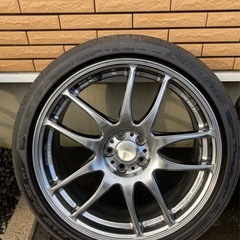  WORKエモーション　キワミ18インチタイヤセットの画像