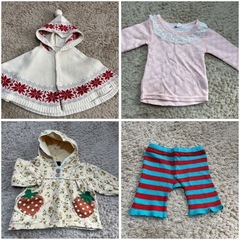 【サイズ70】6枚　女の子春秋冬の画像