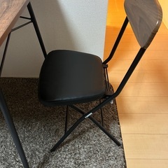 テーブル イス2脚の画像