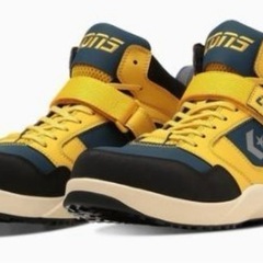 CONVERSE CPD 安全靴 イエロー/ネイビーの画像