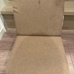 座椅子　リクライニング式　カバー洗濯可の画像