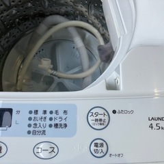 AQUA 全自動洗濯機 4.5kgの画像