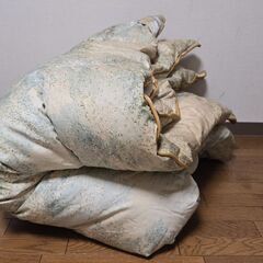 夢路 最高級羽毛掛け布団 145cm×210cm 寝具 シングル 羽毛布団 昭和の画像