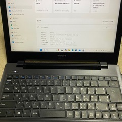 SSD MouseComputer/ノート/Corei5/メモリ8GB/カメラ有/Intel Graphics 5500 32MBの画像
