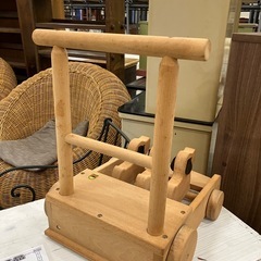 新入荷 KAWAI 河合楽器製作所 木製 犬の手押し車 玩具 知育 キッズ用品 ブナ材 インテリア  保育 おもちゃ　検) 飾り物 置物 ダイニング リビング 家具 レトロ ヴィンテージ　美品多数 格安 の画像