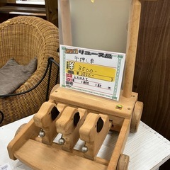 新入荷 KAWAI 河合楽器製作所 木製 犬の手押し車 玩具 知育 キッズ用品 ブナ材 インテリア  保育 おもちゃ　検) 飾り物 置物 ダイニング リビング 家具 レトロ ヴィンテージ　美品多数 格安 の画像