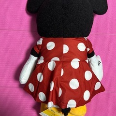 【新品・未使用タグ付き】ミニーマウス FukuFuku もこふわジャンボぬいぐるみ　(全1種) 全長約70センチの画像