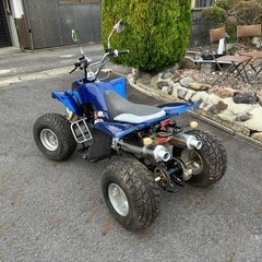 四輪バギー　ATV 4スト　普通免許　ノーヘル　公道走行可　綺麗なブルーの画像