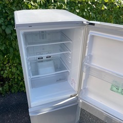 北九州市内配送無料　保証付き 三菱MR-P15D-S 冷蔵庫 Pシリーズ シャイニーシルバー [2ドア /右開きタイプ /146L]の画像