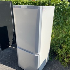 北九州市内配送無料　保証付き 三菱MR-P15D-S 冷蔵庫 Pシリーズ シャイニーシルバー [2ドア /右開きタイプ /146L]の画像