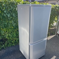 北九州市内配送無料　保証付き 三菱MR-P15D-S 冷蔵庫 Pシリーズ シャイニーシルバー [2ドア /右開きタイプ /146L]の画像