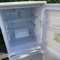 北九州市内配送無料　保証付き SJ-D14E-W 冷蔵庫 ホワイト系 [137L /2ドア /右開き/左開き付け替えタイプ]の画像