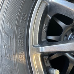 155/65R13ホイール、タイヤセットの画像