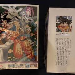 一番くじ ドラゴンボール 40th ～其之一～ A賞＋H賞 鳥山明カラーイラストクリアポスターの画像
