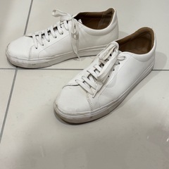 ZARA ザラ メンズ スニーカー ホワイト 40の画像